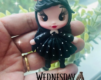 Wednesday adams for Clay Center Clay for Bows Hair Bow Center Clay Embellishments Clay Bow Center Bow Supplies Clay Doll
