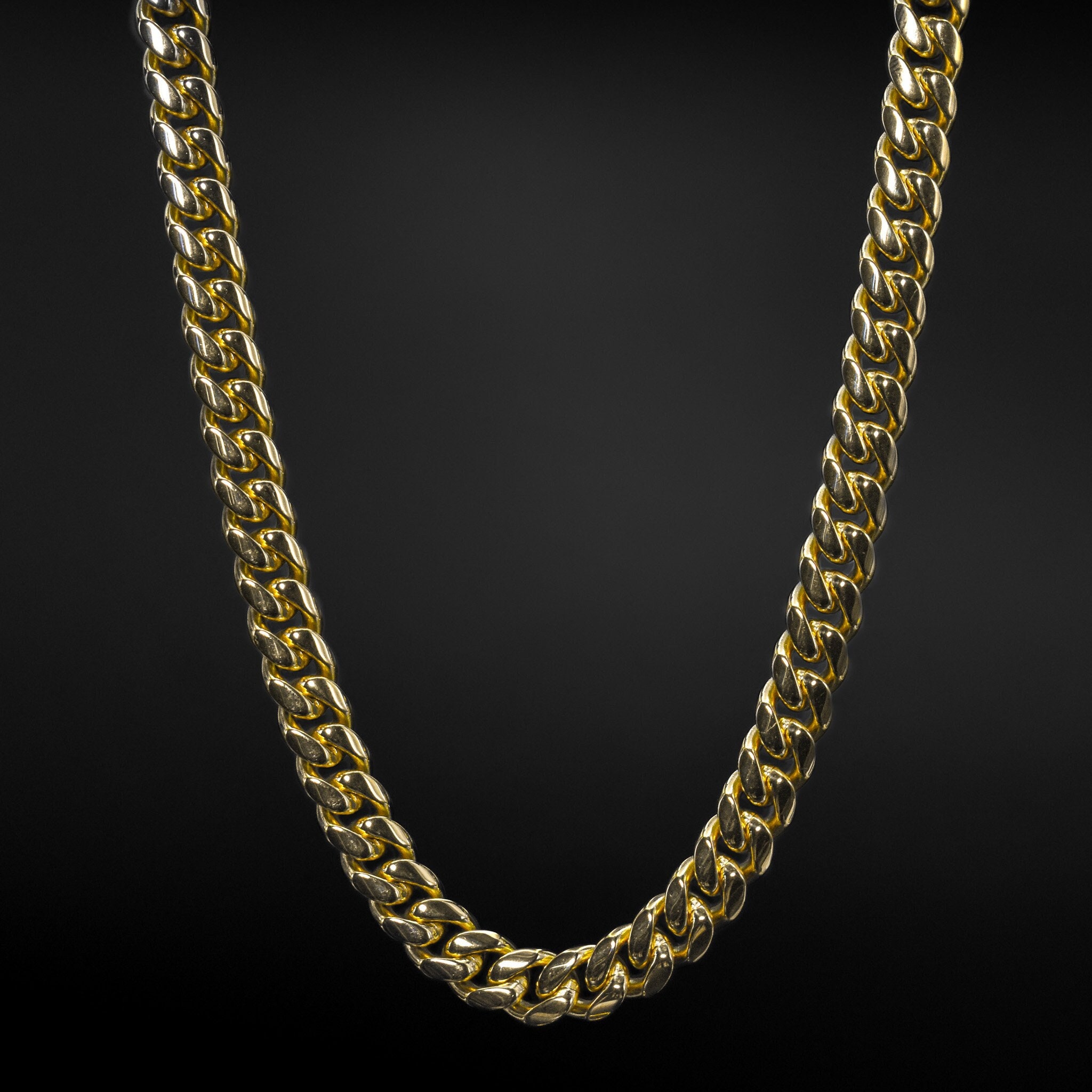 8 MM CUBAN LINK CHAIN (14k Gold) – goldfevermiami