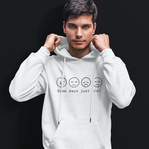 Emoji Hoodie | SAD FACE Hoodie | Unisex Hoodie | Funny Hoodie | Humorous Hoodie | Gag Gift Hoodie | Best Selling Hoodie | Best Friend Hoodie