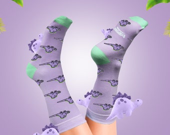 Stegosaurus Socks | Quirky and Fun Socks