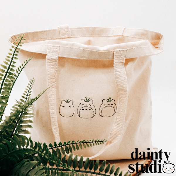 Totoro Planters Tote Bag