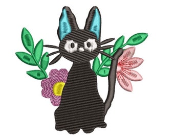 Jiji bloemen borduurwerk PES-bestand