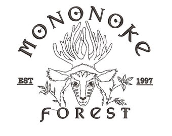 Princess Mononoke Embroidery PES File