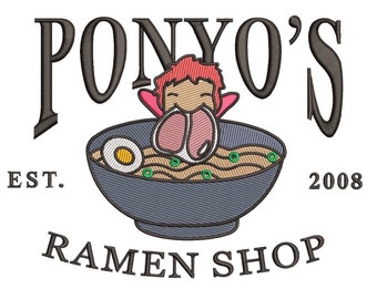 Ponyo Embroidery PES File