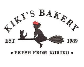 Kiki’s Bakery Embroidery PES File
