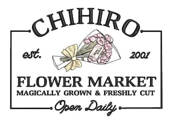Chihiro Embroidery PES File