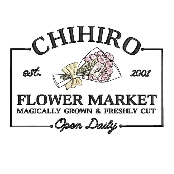 Chihiro Embroidery PES File