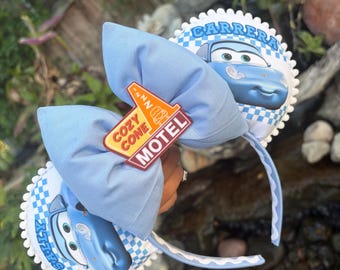 Orejas de Mickey Mouse, Orejas de Minnie Mouse, Diadema con orejas de Minnie, Diadema de Mickey, Orejas hechas a mano, Cars, Orejas de Rayo McQueen, Orejas de Sally Carrera