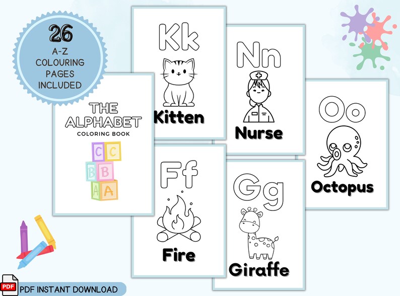 Letter Hunt Printables ABC Worksheets Kindergarten Printables - Etsy