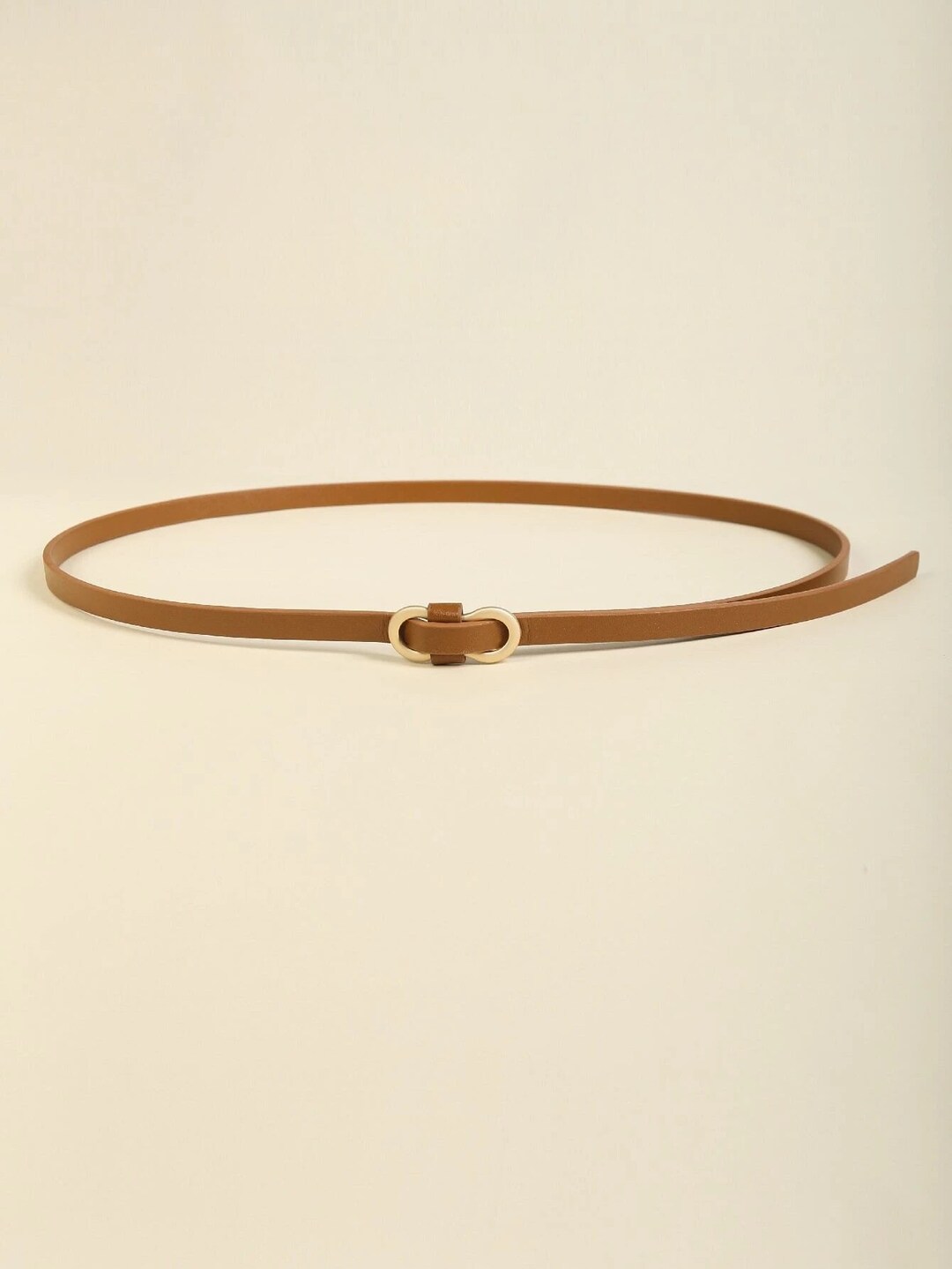 Skinny Camel Knot Belt, Camel Dress Belt, Skinny Belt, Dress Belt