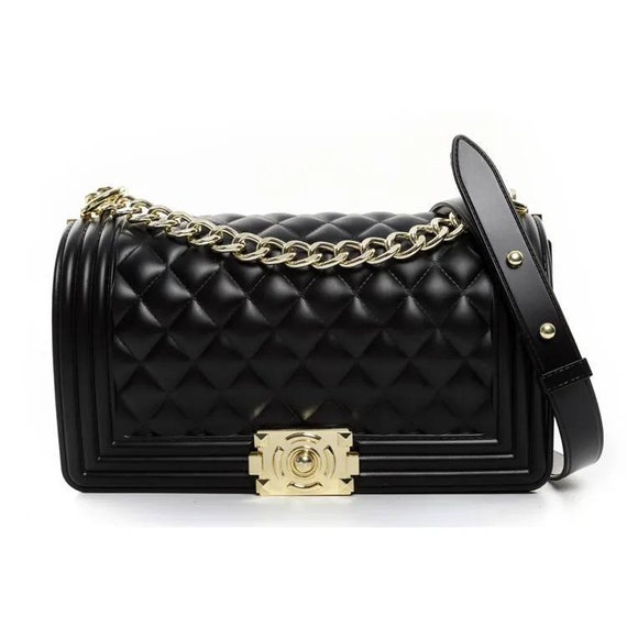 chanel matte black bag