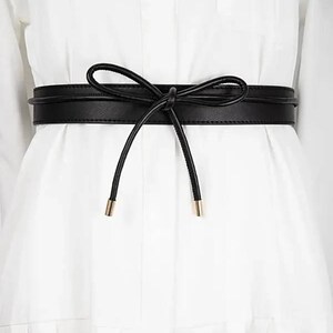 Black Obi Belts, Leather Black Belts, Real Leather Belts, Plus Size Belts,  Black Sash Belts, Double Wrap Belts 