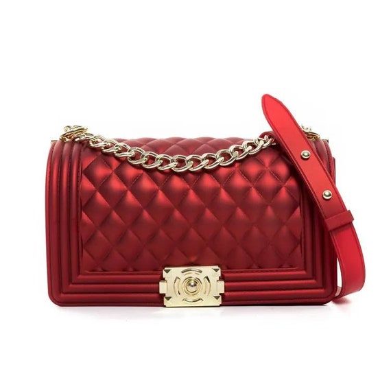 Buy Red Jelly Purse Red Jelly Bag Red Shoulder Bag Red Bag Online