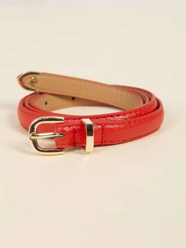discount 67% Red 0                  EU NoName Red leather belt with studs WOMEN FASHION Accessories Belt Red 