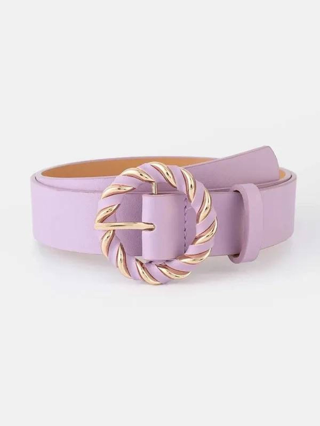 Matiste Purple Leather Belt 201