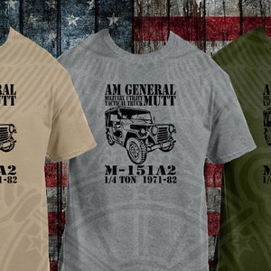 AM General M151A2 Military Vehicle Vietnam War - Granada Jeep T-Shirt