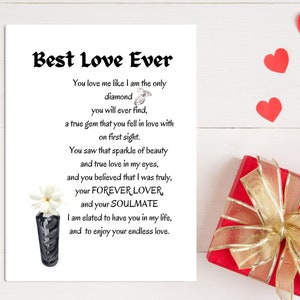 Custom Wedding Poetry, Personalized Love Poem, Lovers Poem, Love Poem, Soulmate poems, Poetry print, Art print, anniversary gifts