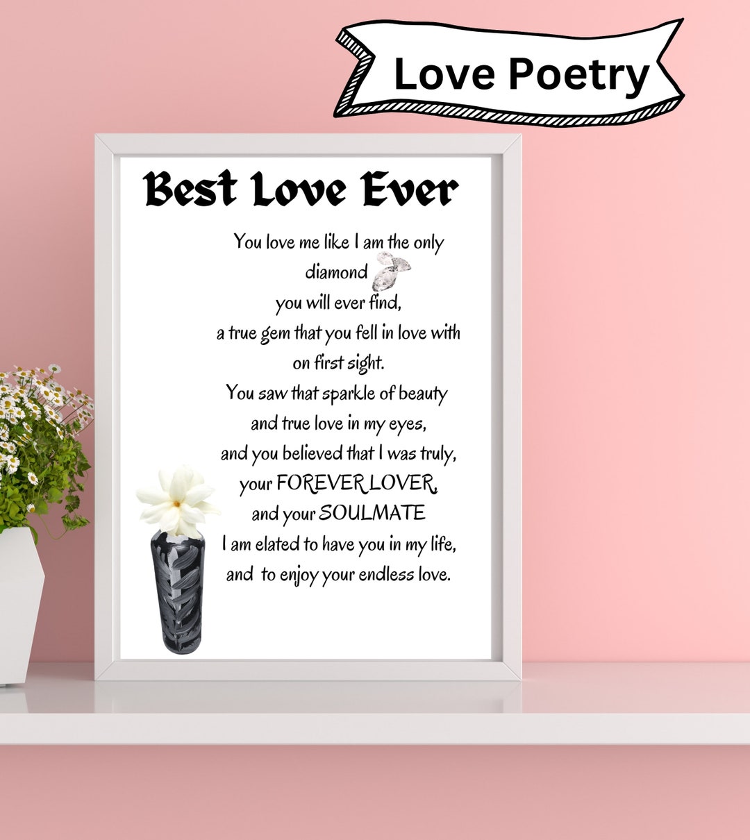 Wedding Poetry Print Digital Download, Instant Wedding Gift, Last Minute Wedding Gift, Wedding ...