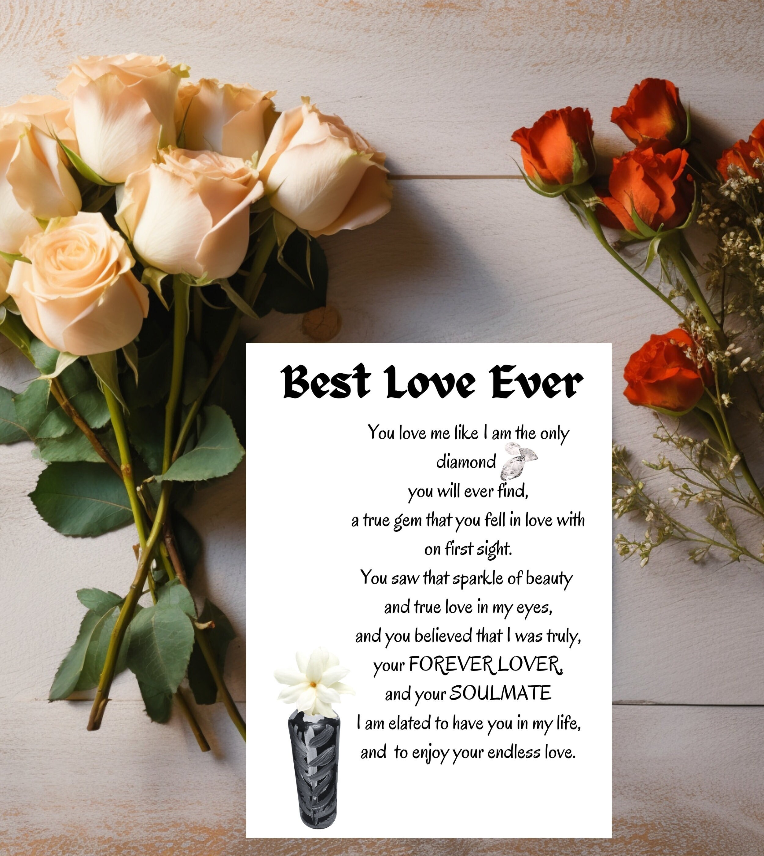 Custom Wedding Poetry, Personalized Love Poem, Lovers Poem, Love Poem ...