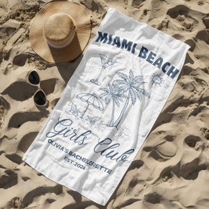 Bachelorette Beach Towels, Custom Bride Bridesmaid Beach Towel, Bachelorette Trip Towel, Bridal Shower Gifts,Bach Party Favors,Bridal Shower