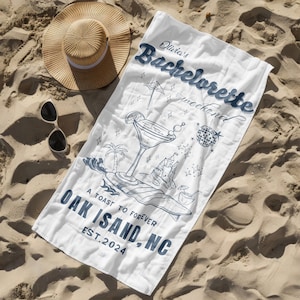 Bachelorette Beach Towels, Custom Bride Bridesmaid Beach Towel, Bachelorette Trip Towel, Bridal Shower Gifts,Bach Party Favors,Bridal Shower