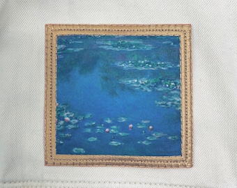 Claude Monet, Water Lilies - Iron on Patch