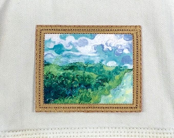 Van Gogh, Green Wheat Fields - Iron on Patch