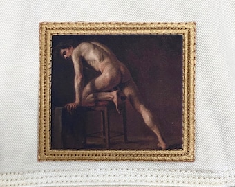 Gustave Courbet, Study of a * Man - Iron on Patch