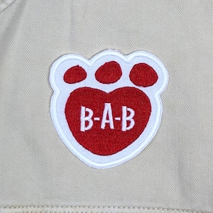 Build A Bear Paw Patch - Iron On Patch