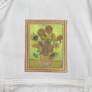 Van Gogh, Sunflowers - Iron on Patch