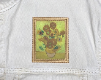 Van Gogh, Sunflowers - Iron on Patch
