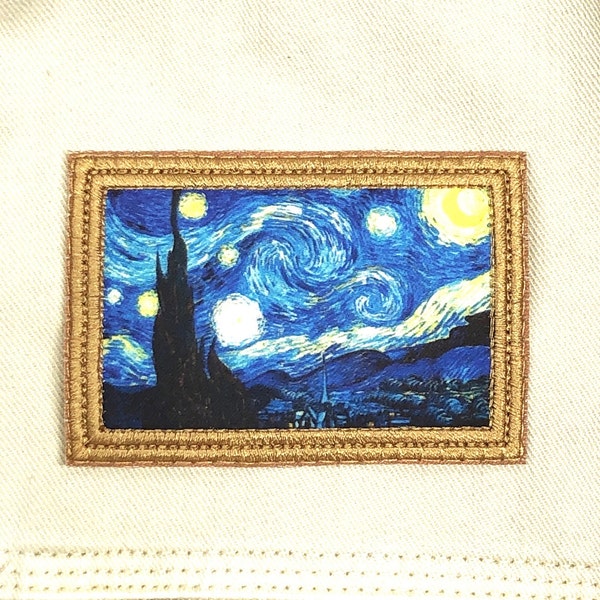 Van Gogh, La noche estrellada - Parche termoadhesivo