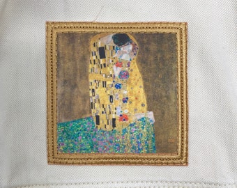 Gustav Klimt, The Kiss - Iron on Patch