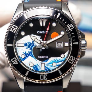 TopMods Casio MDV-106/MDV-107 Esfera pintada a mano, cristal de zafiro y Hydromod!!!