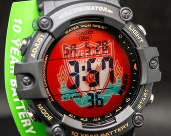 Modified Casio AE-1500 'The Pool' in black gold case.