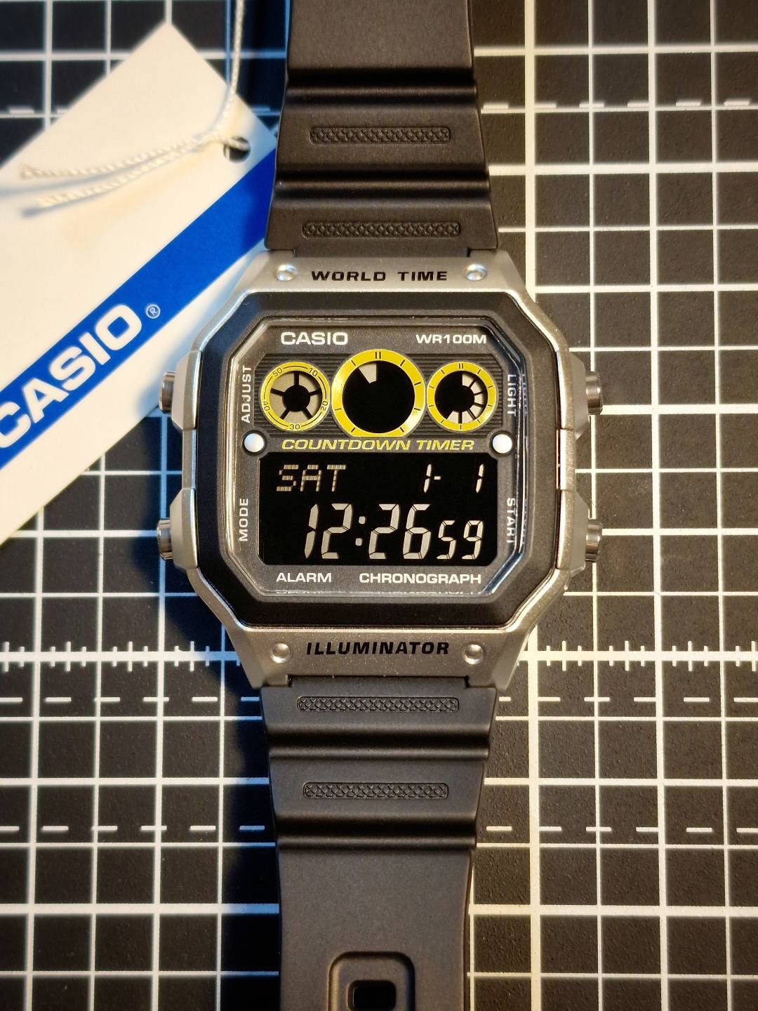 casio ae 1500 negative display
