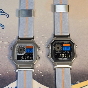 Modified watch based on Casio AE-1200 Hydromod Watch