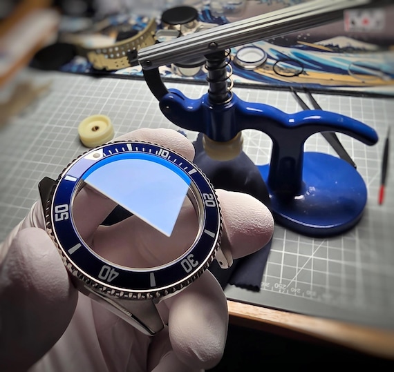 Custom Casio MDV-106/107 'duro PO' Watch Mod: Sapphire Crystal and