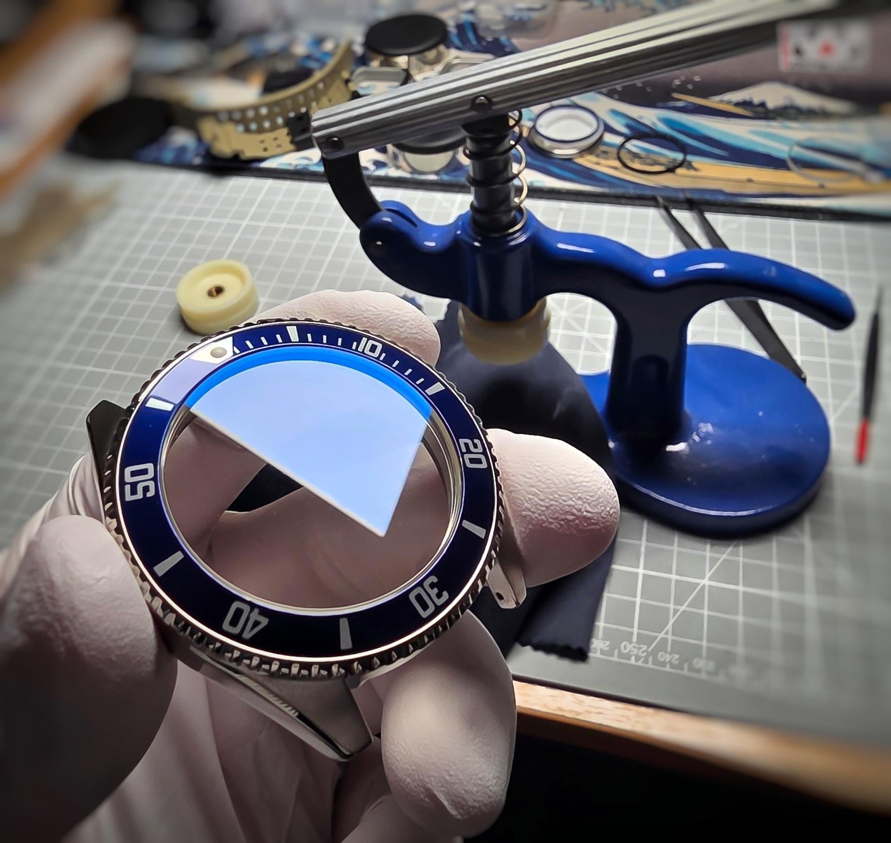 Custom Casio MDV-106/107 'duro Deapsea2' Watch Mod: Hand Painted