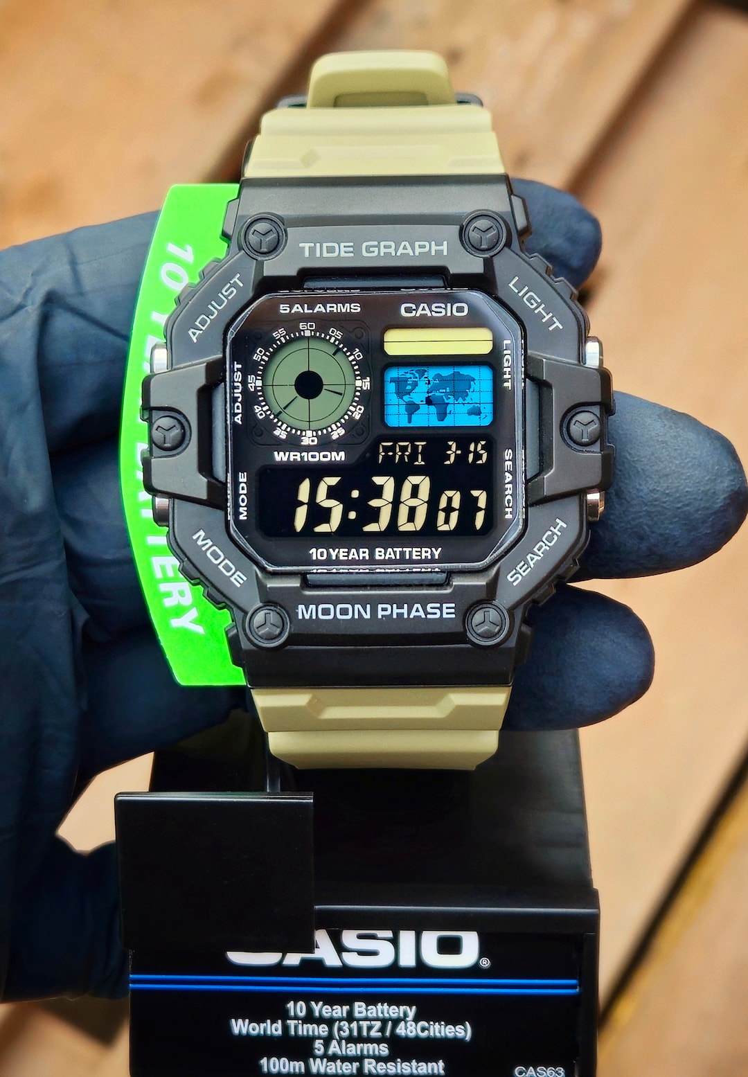 Casio Ae1200wh 1a Casio World Time 31tz Modified Watch Based