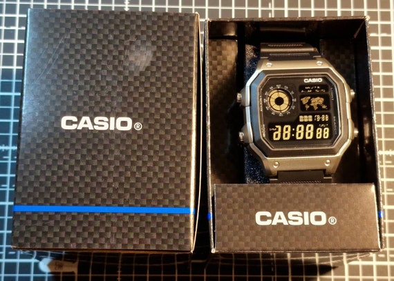 SKXMOD Casio AE1200 - Steel case - upgraded strap - original parts included