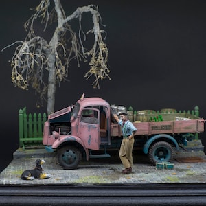 Civil truck diorama 1/35 scale