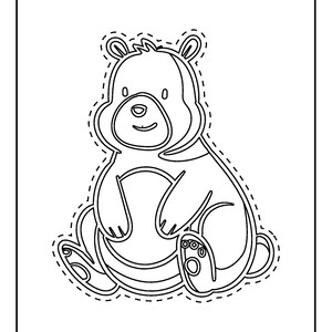 Printable Cutout Animal Coloring Book | Fun and Interactive Learning for Kids