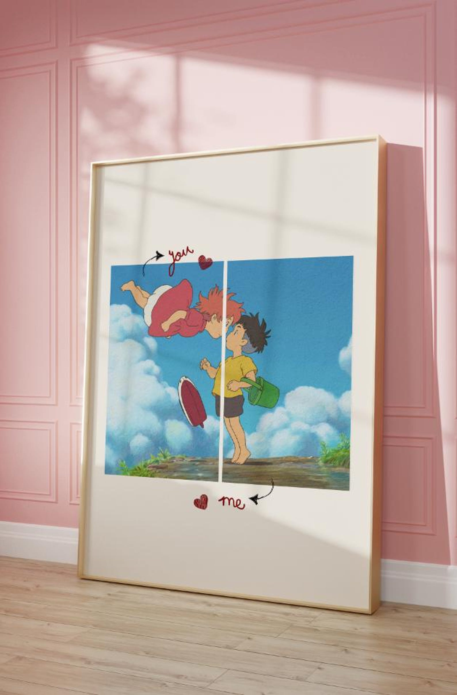 Studio Ghibli Poster Set of 3 - Iconic Movie Scenes - Anime Wall Art ...