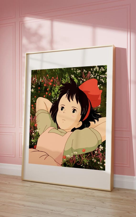 Studio Ghibli Poster,  Anime Wall Art, Spirited Away, Miyazaki Decor