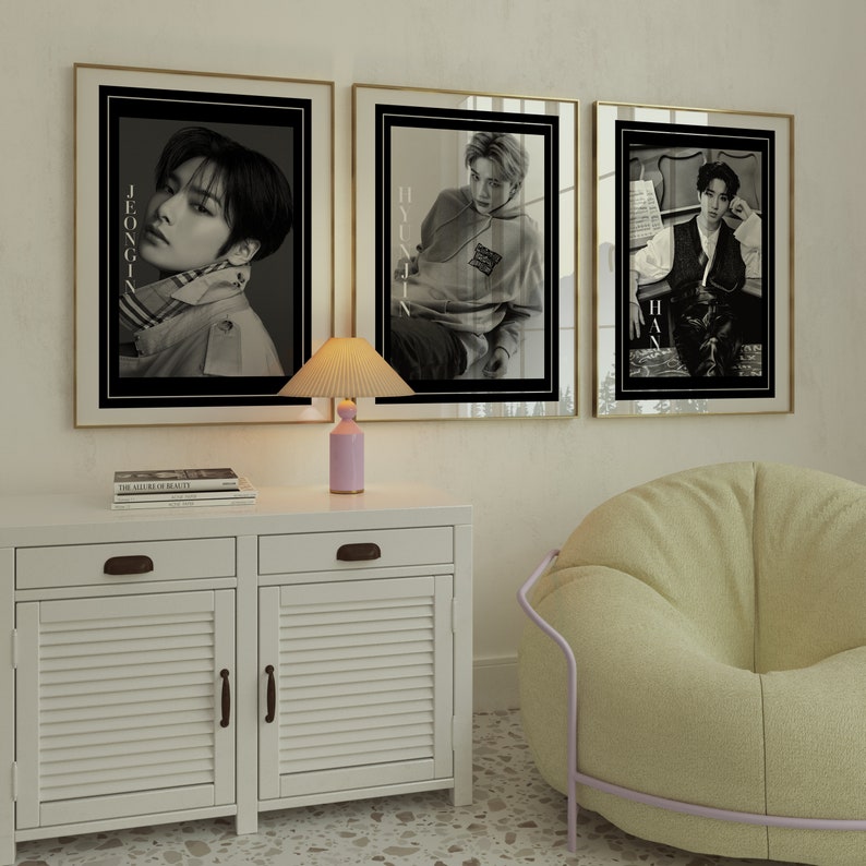 Póster de Stray Kids, arte mural de SKZ, regalo para estancias ...