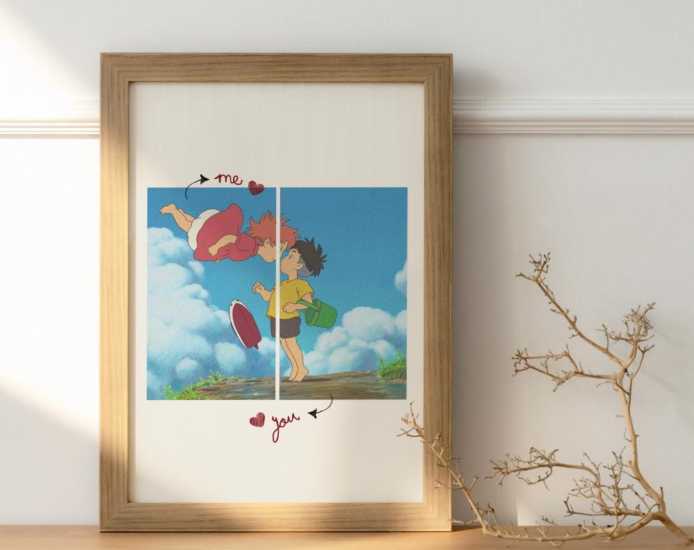 Studio Ghibli Poster Set of 3 - Iconic Movie Scenes - Anime Wall Art ...