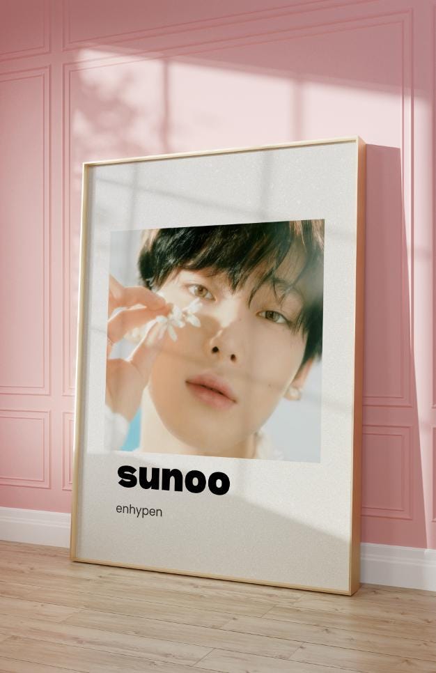 ENHYPEN Poster, K-pop Art Prints Set of 7 Wall Decor Instant