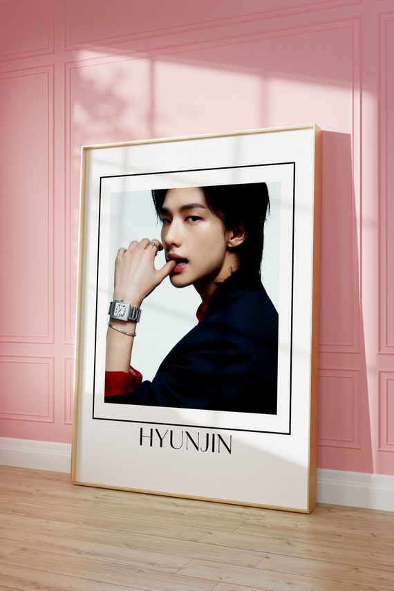 Stray Kids Poster Set of 8, Minimal SKZ Member Pack, K-pop Wall