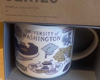 Starbucks “Been There Series” Seattle University Ceramic Mugs